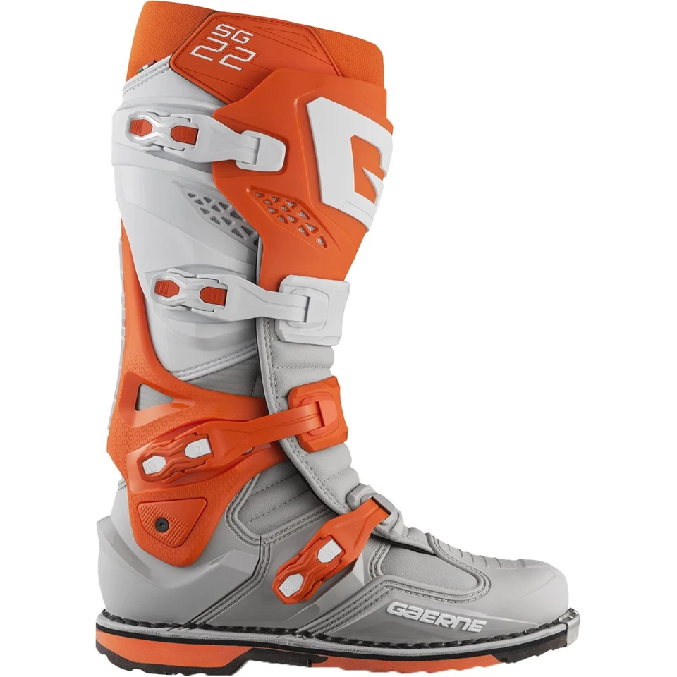 Botas Gaerne SG-22 - Naranja/Blanco/Gris - Talla 13 2262-008-13 Foto 2 de 4