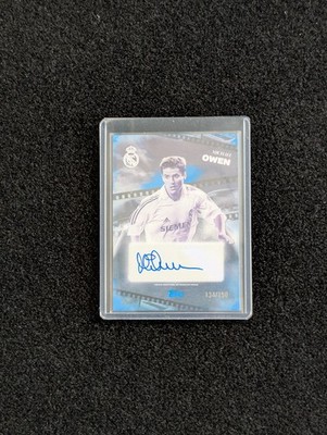 Topps Michael Owen /150 Autogramm Los Blancos Real Madrid