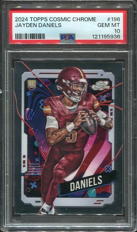 Jayden Daniels Topps Cosmic Chrome #196 Base