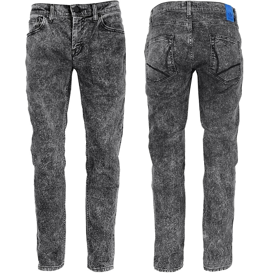 Slim Fit Pants Used Biker Used Gray/black Xs S M L