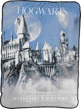 Harry Potter Micro Raschel Throw Blanket, Lightweight Breathable for Couch, S...