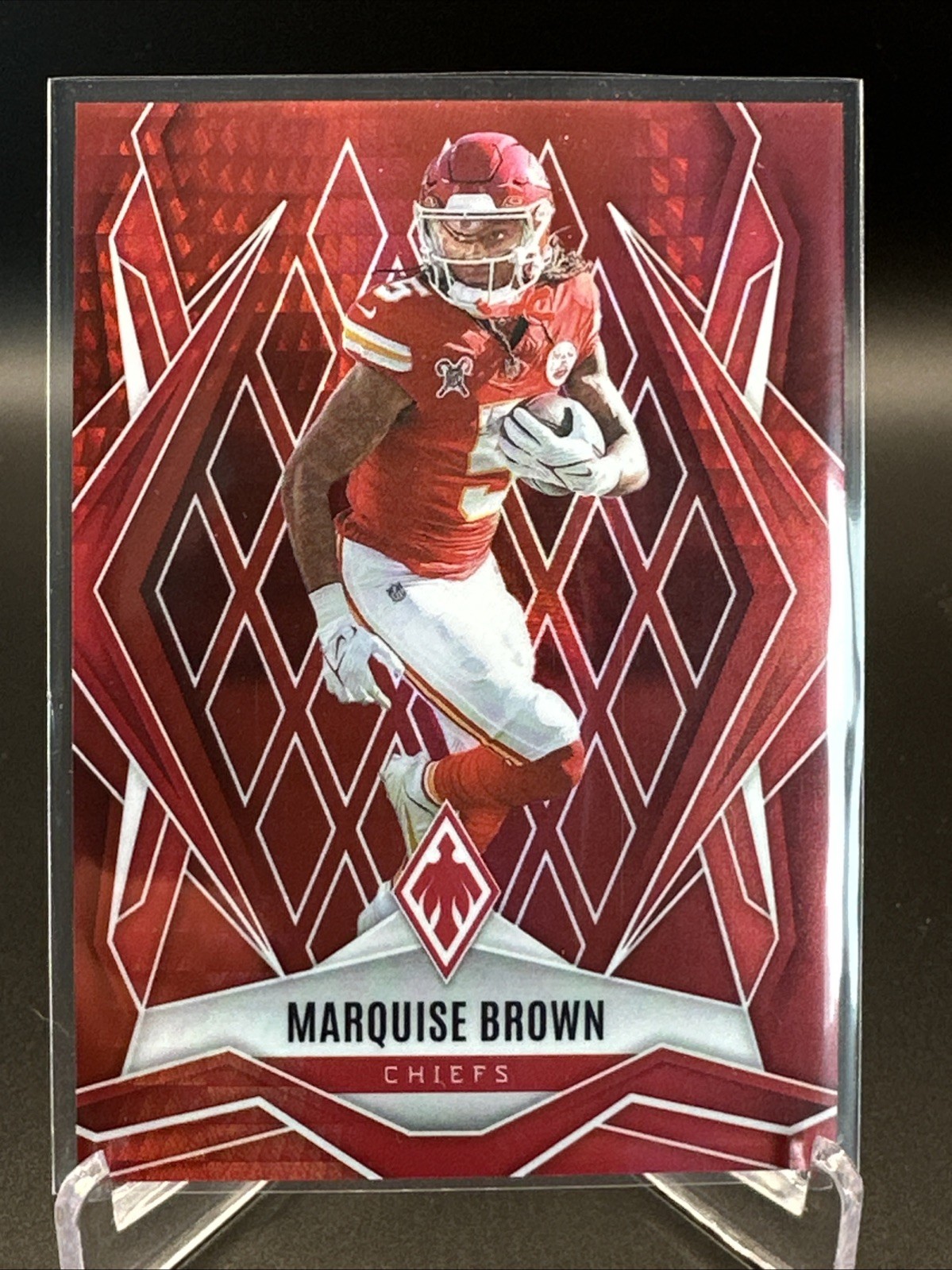 2025 Panini Phoenix - Marquise Brown/399 Red Hyper Prizm Chiefs