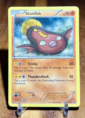 Stunfisk 68/101 Uncommon Noble Victories Pokemon Lightly Played