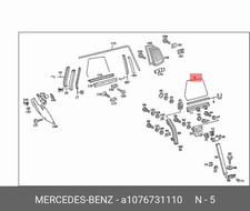 Mercedes-Benz Glasscheibe SL R107 A1076731110 Original Neu Mercedes-Benz Glasscheibe SL R107 A1076731110 Original Neu