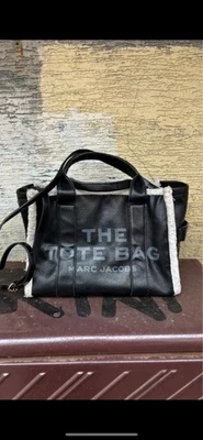 Marc Jacobs The Tote Bag Leather Shearling cuir limited shoulder bag couture - Photo 1/4
