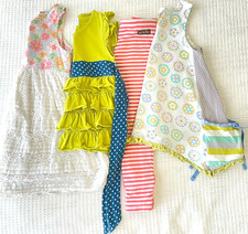 Matilda Jane Girls Size 4 Lot Dress Shirt Pants Tunic Some Good / Play Condition