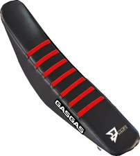Dcor Ribbed Seat Cover Black/Red #30-65-102 Gas Gas MC 250/MC 125/MC 300