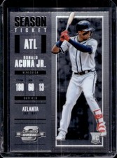 2018 Chronicles Ronald Acuna Jr Contenders Optic RC Rookie #4 Braves