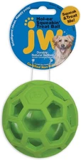 JW Pet Company 43510 Treat N Squeak One Size, Assorted (Red - Green - Blue) 