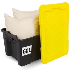 25L 60L 100L 150L Plastic Storage Box with Lid – Heavy Duty Durable Container