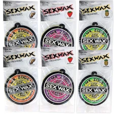 Sex Wax Coconut, Strawberry and Pineapple Air Freshener 6 Pack
