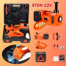 Elektrischer Hydraulischer Wagenheber 5t 12V Schlagschrauber Aufblaspumpe DHL