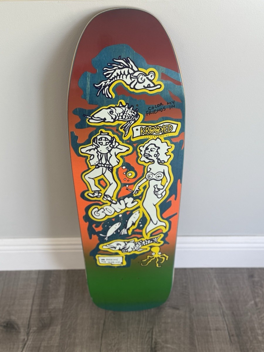Krooked Mark Gonzales Color My Friends 2024 Skateshop Day