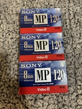 Sony 8mm Video Cassette P6-120 MP NTSC for Hi8 Camcorders
