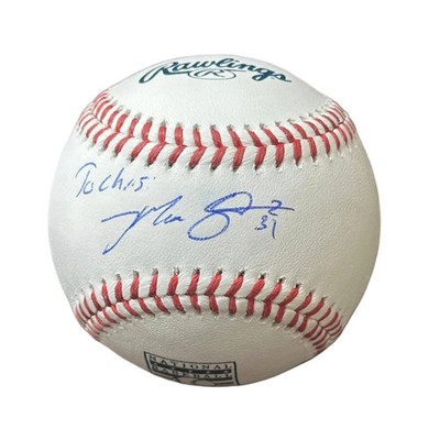 Max Scherzer Autographed Hall of Fame MLB Baseball JSA COA Personalized to Chris