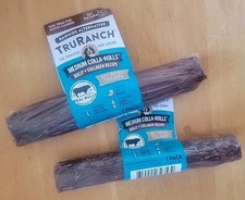 2 TRURANCH Real Bully Collagen Sticks for Dogs 6" Beef  Collagen Dog Chew