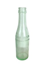 Vintage Bottle for Pluto Water America's Physic 1930s Green 8" Tall