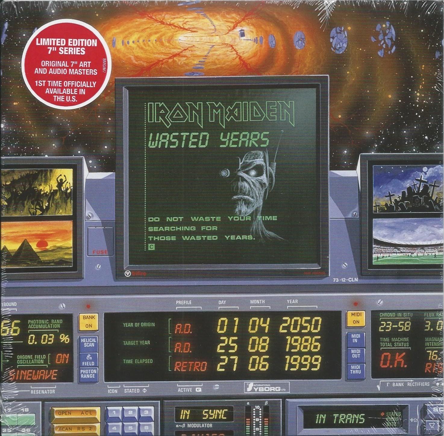 IRON MAIDEN Wasted Years SEALED limited edition 7" series