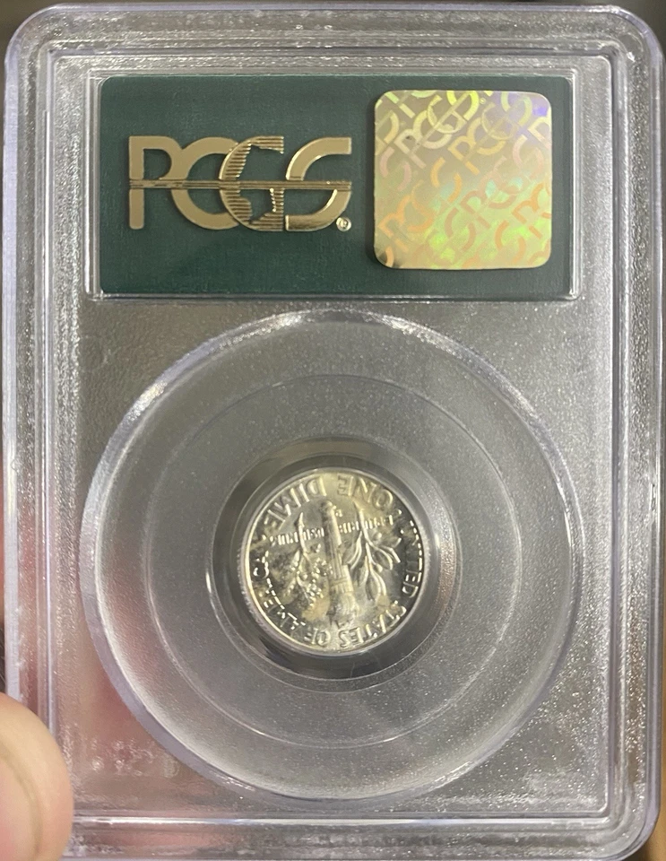 1961-D Roosevelt Dime SAMPLE PCGS Graded MS65 Generation 3.5.1 - Image 2 of 2