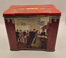 Vintage Tin Celebrating 125th Anniversary Of A&P 1859-1984 Made In England