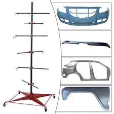 Adjustable Auto Body Door Fender Panel Holder Tree Center Post Hang Paint Stand