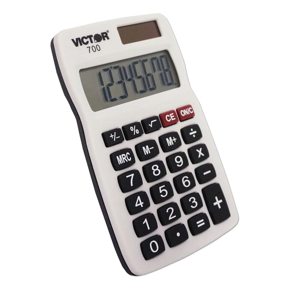 Victor 700 8-Digit LCD Pocket Calculator New - Image 3 of 4