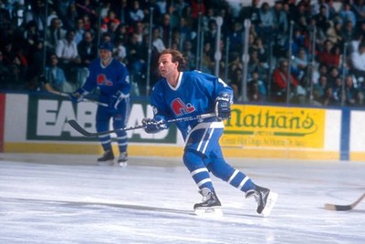 Guy Lafleur Quebec Nordiques skates on the ice at an NHL game v th- Old Photo 4