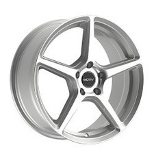 16x7.5 Motiv 433MS Blade Gloss Silver Machined Wheels 5x108 (40mm) Set of 4