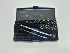 Blue-point Blpbtwkit 25-piece 14 Drive Socket Hex Bit Push-button Ratchet Set