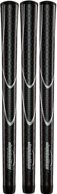 JumboMax Tour Series Grips Black & Silver ''Standard Jumbo'' (+1/8'') - SET OF 3