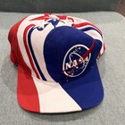 NASA Kennedy Space Center Florida Embroidered Snapback Hat Vintage RARE  — photo 1