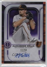 2022 Topps Tribute Purple 11/50 Alex Wells Alexander #TA-AWE Auto 2y0