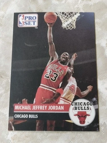 Michael Jordan 1991 Pro Set #000 Prototype Review NBA Promo Card
