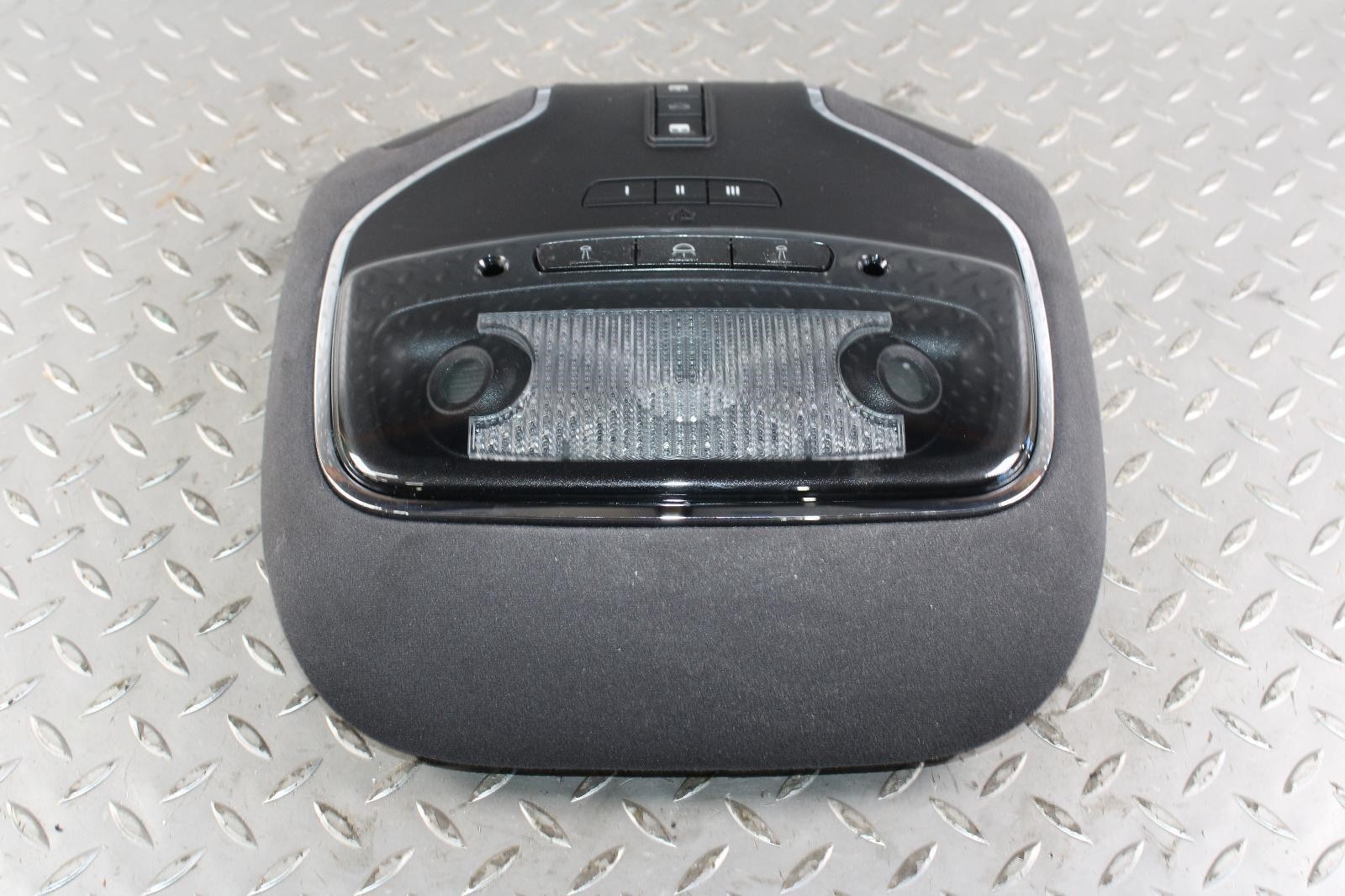 14-17 Ghibli Black Suede Overhead Roof Center Console Map Dome Lamps OEM Factory