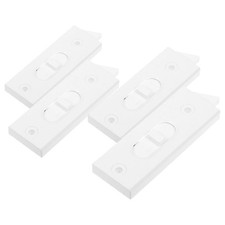 2 Pair White ABS Window Child Safety Locks for Vertical Sliding Windows