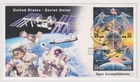 US & RUSSIA SPACE ACCOMPLISHMENTS Block of 4 Stamps Colton FDC C9731