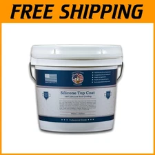 Energy-Efficient 100% Silicone Roof Coating - No Primer Required, 1 Gallon