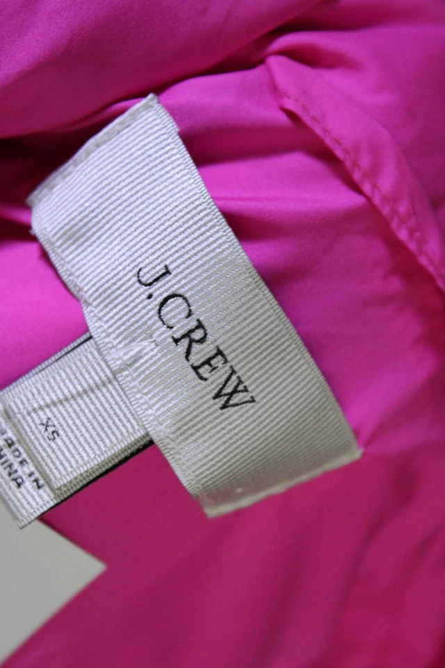 J Crew Womens Zip Front Sleeveless Puffer Vest Nylon Pink Size XS - image 4 of 4