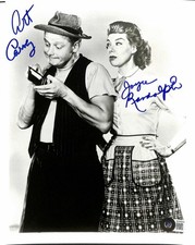 Joyce Randolph & Art Carney Honeymooners Signed 8x10 Photograph Beckett