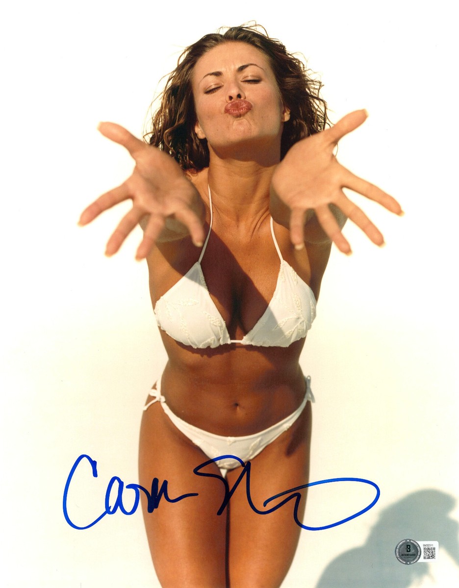 CARMEN ELECTRA autograph fhoto 11×14 Carmen Electra Signed Autograph Very Sexy 11x14 Photo Beckett BAS