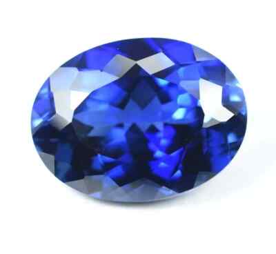Blue Sapphire Oval Cut 37 Ct Certified Natural Loose Gemstone Free Shipping
