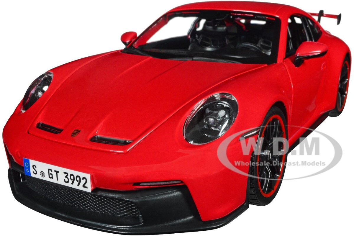 2022 PORSCHE 911 GT3 RED 1/18 DIECAST MODEL CAR BY MAISTO 31458 | eBay
