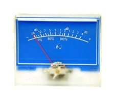 2pc SD-315H-T Panel VU Meter -20 4dB 500uA 650  63.8x53mm no lamp FlashStar