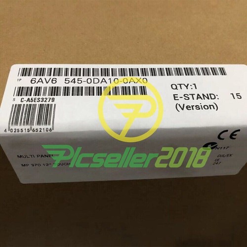 6AV6545-0DA10-0AX0 New Sealed SIEMENS Multi Panel MP 370 12" 6AV6545-0DA10-0AX0 - Picture 1 of 3