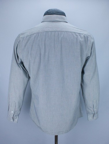 Moschino Mens Gingham Heart Long Sleeve Button Up Shirt Size 16/41 Cotton - Imagen 21 de 21