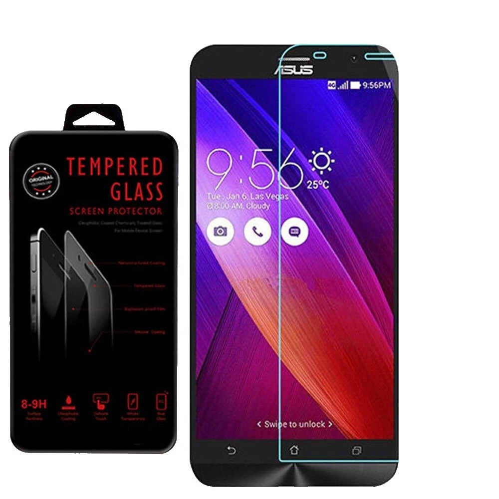 钢化玻璃屏幕保护膜适用于华硕 Zenfone 2