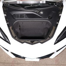Bisel de maletero delantero cromado placa de acero inoxidable brillante apto para Corvette C8 2020-2026