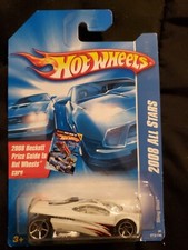2008 Hot Wheels #73 All Stars SLING SHOT White