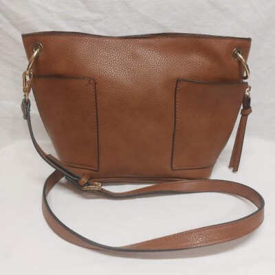 Steve Madden Sammy Bucket Hobo Crossbody Faux Leather