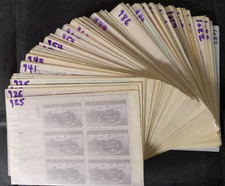 Attributed Lot of 100 MNH US Plate Blocks of 6 Vintage 1944 /1956 Old Collection